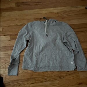 Vuori Light Gray Hooded Sweater